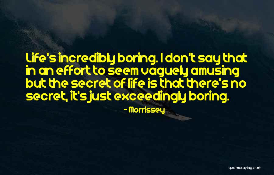 Cannoe Quotes By Morrissey Cannoe Quotes By Morrissey