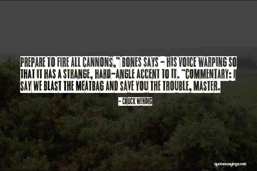 Cannons Quotes By Chuck Wendig