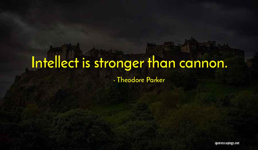 Cannons Quotes By Theodore Parker