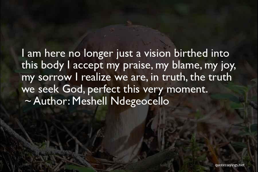 Cannot Accept The Truth Quotes By Meshell Ndegeocello