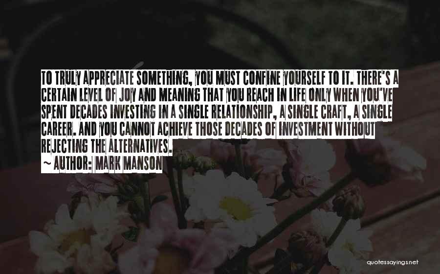 Cannot Appreciate Quotes By Mark Manson