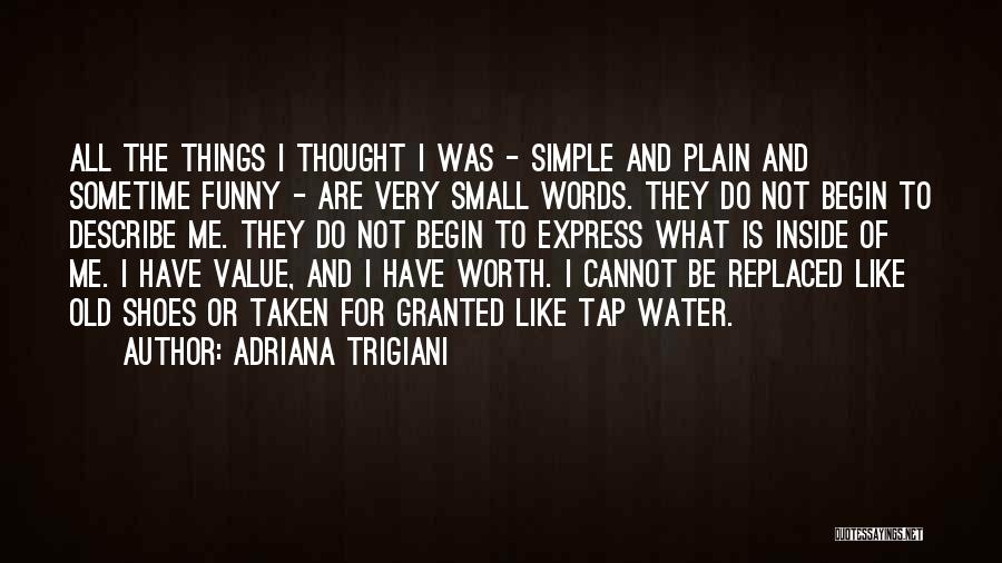 Cannot Be Replaced Quotes By Adriana Trigiani