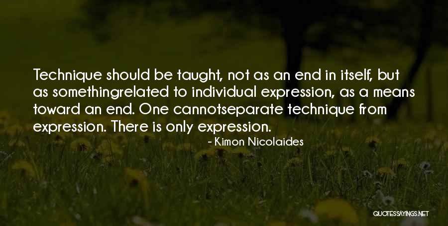 Cannot Be Taught Quotes By Kimon Nicolaides