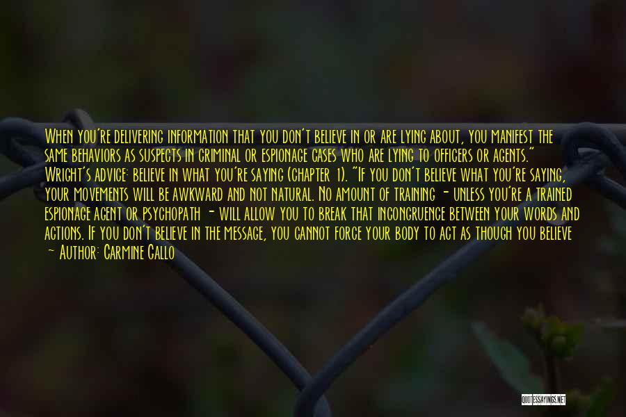 Cannot Believe Quotes By Carmine Gallo