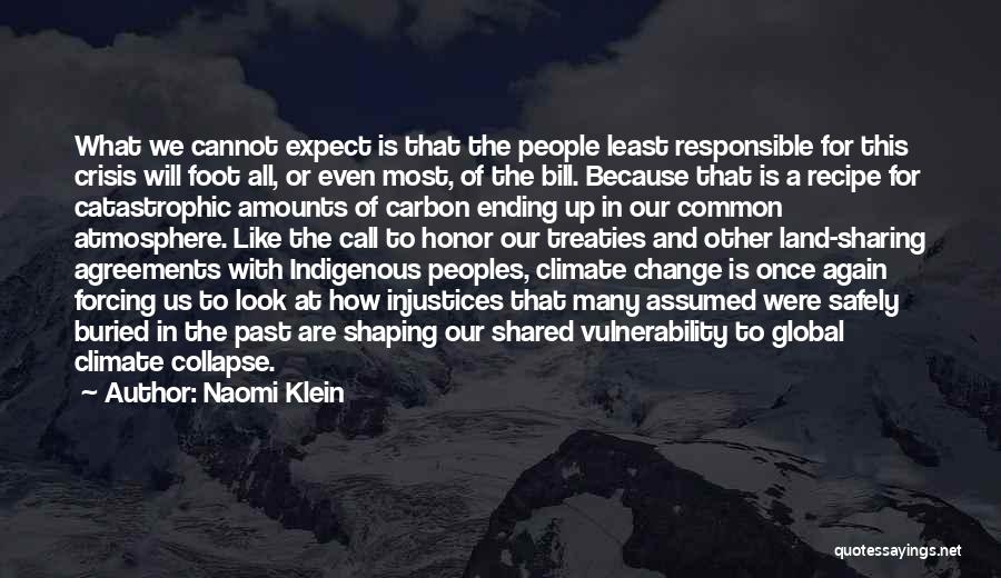 Cannot Change The Past Quotes By Naomi Klein