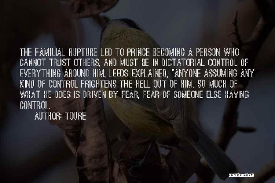 Cannot Control Quotes By Toure