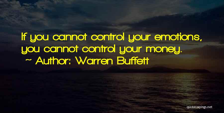 Cannot Control Quotes By Warren Buffett