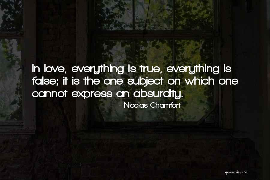 Cannot Express Love Quotes By Nicolas Chamfort Cannot Express Love Quotes By Nicolas Chamfort