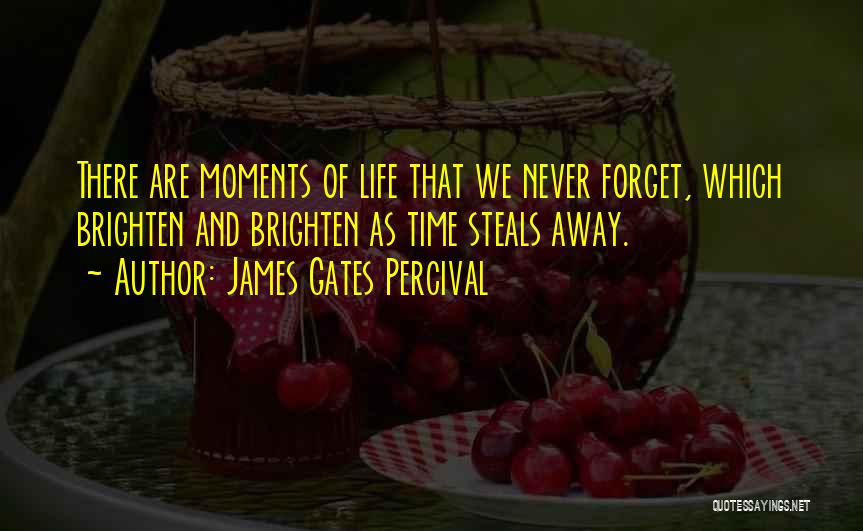 Cannot Forget Past Quotes By James Gates Percival