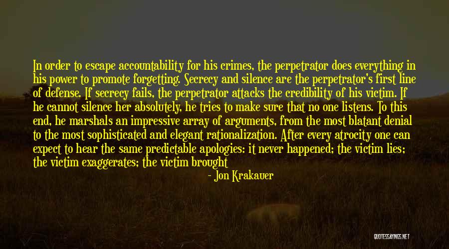 Cannot Forget Past Quotes By Jon Krakauer