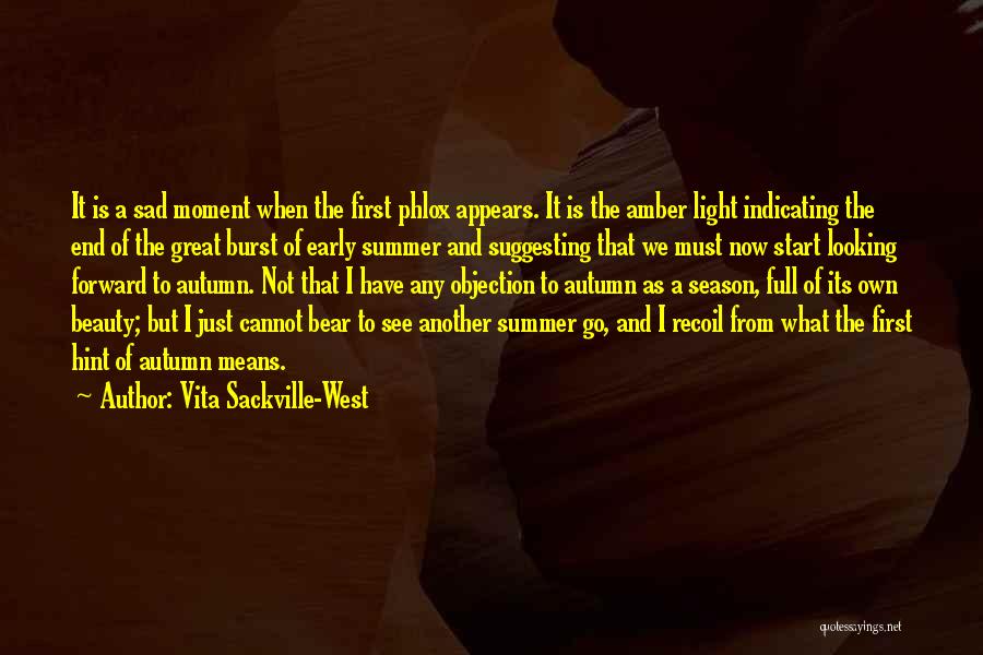 Cannot See Quotes By Vita Sackville-West