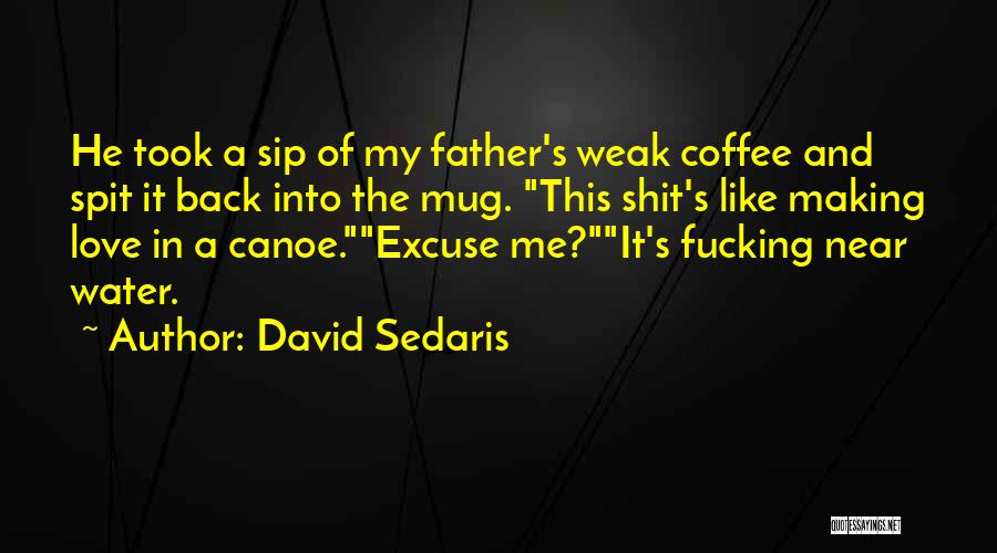 Canoe Quotes By David Sedaris