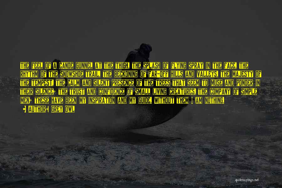 Canoe Quotes By Grey Owl