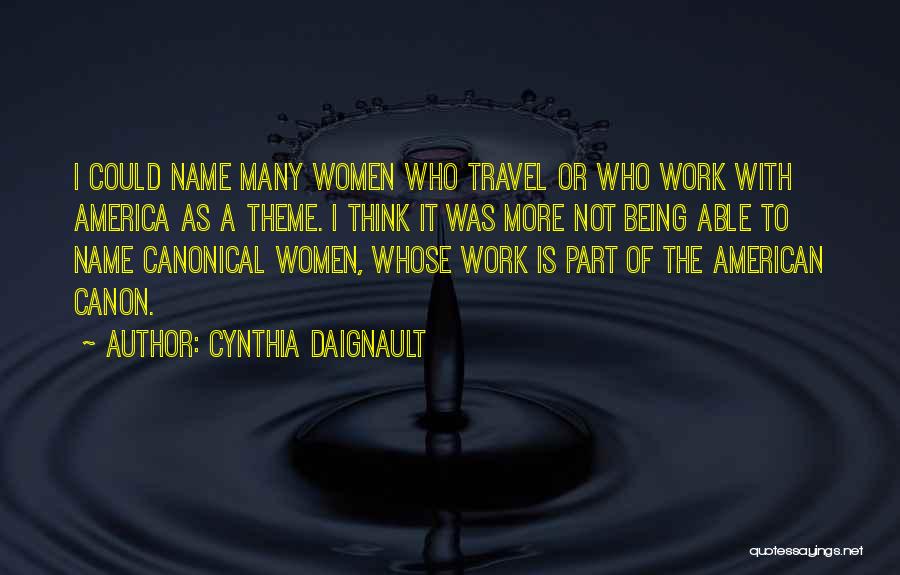 Canonical Quotes By Cynthia Daignault