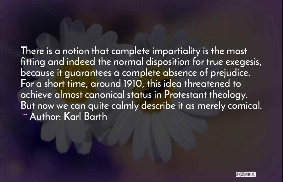 Canonical Quotes By Karl Barth