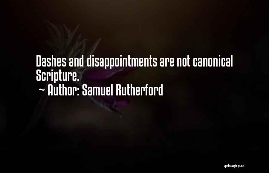 Canonical Quotes By Samuel Rutherford