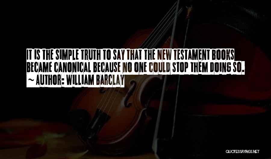 Canonical Quotes By William Barclay