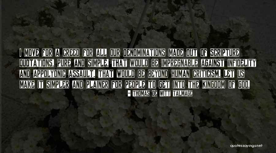 Canonizing Quotes By Thomas De Witt Talmage Canonizing Quotes By Thomas De Witt Talmage