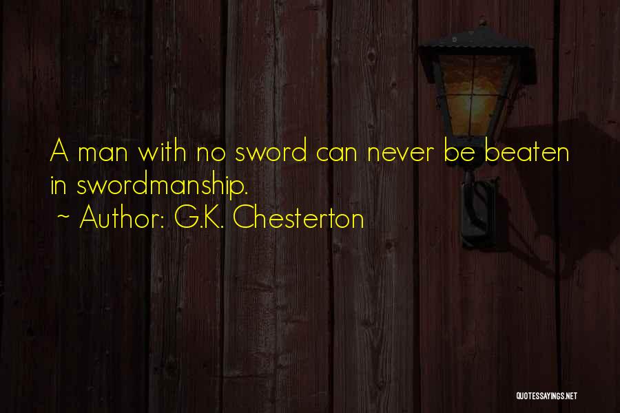 Can't Be Beaten Quotes By G.K. Chesterton