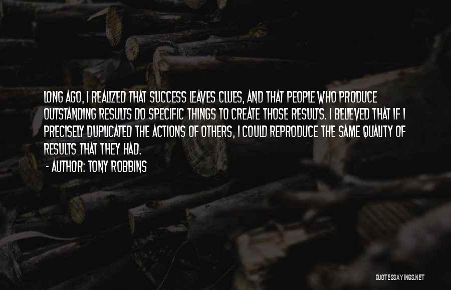 Can't Be Duplicated Quotes By Tony Robbins