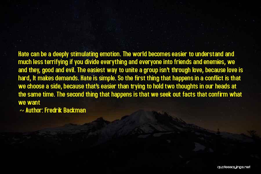 Can't Be Friends Love Quotes By Fredrik Backman