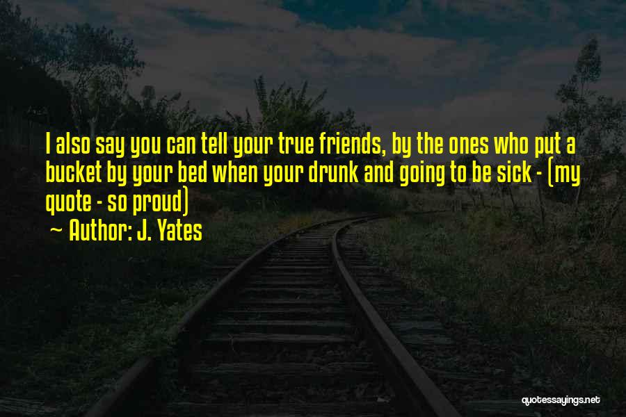 Can't Be Friends With Someone You Love Quotes By J. Yates