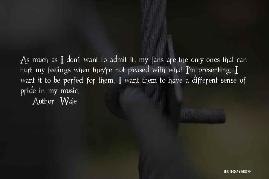 Can't Be Perfect Quotes By Wale