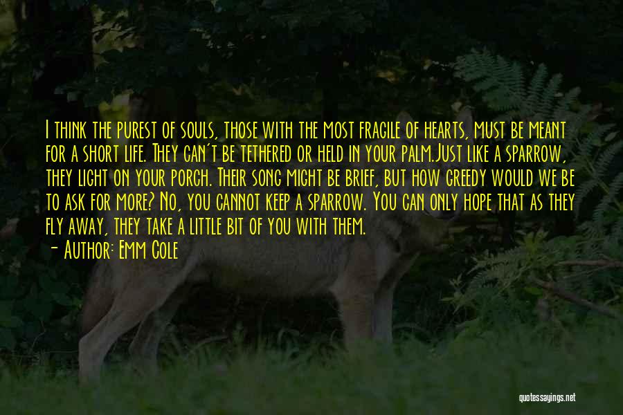 Can't Be With Someone You Love Quotes By Emm Cole