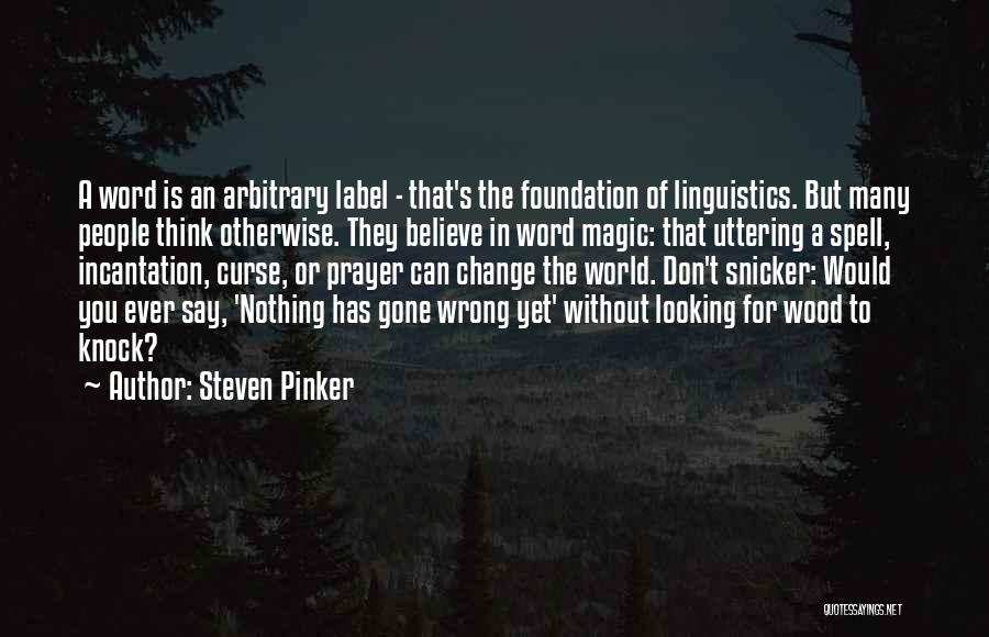 Can't Believe You're Gone Quotes By Steven Pinker
