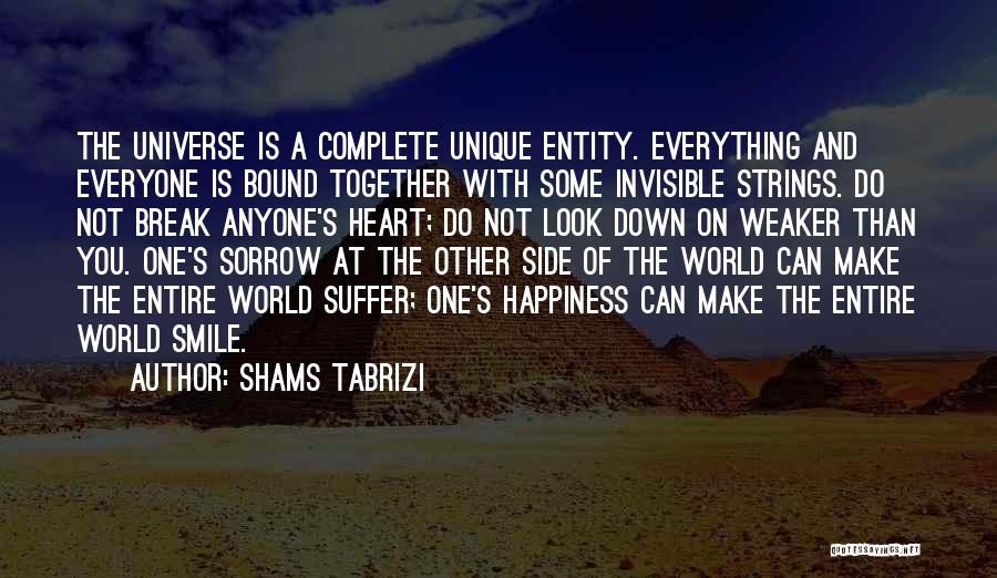 Can't Break My Smile Quotes By Shams Tabrizi