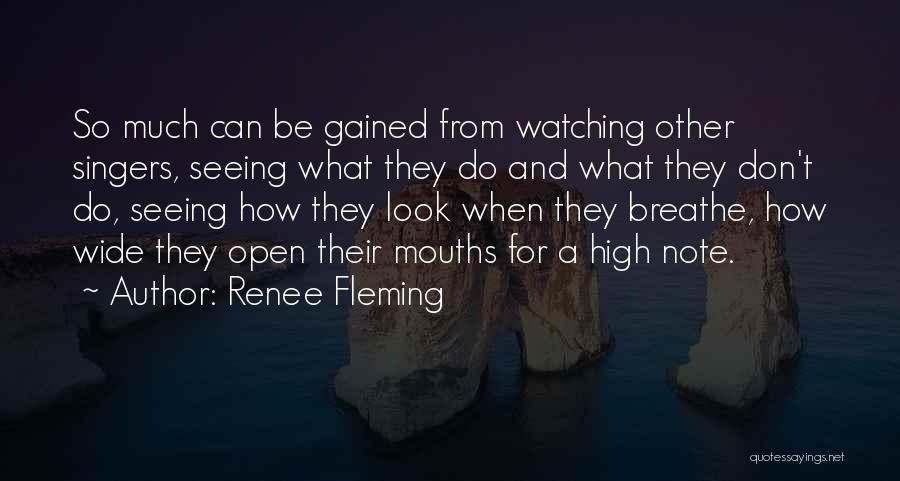 Can't Breathe Quotes By Renee Fleming