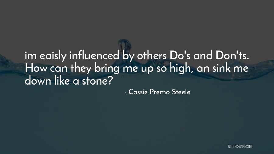 Can't Bring Me Down Quotes By Cassie Premo Steele