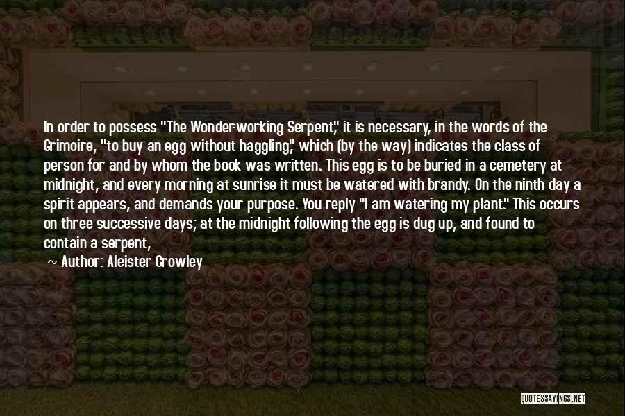 Can't Buy Class Quotes By Aleister Crowley