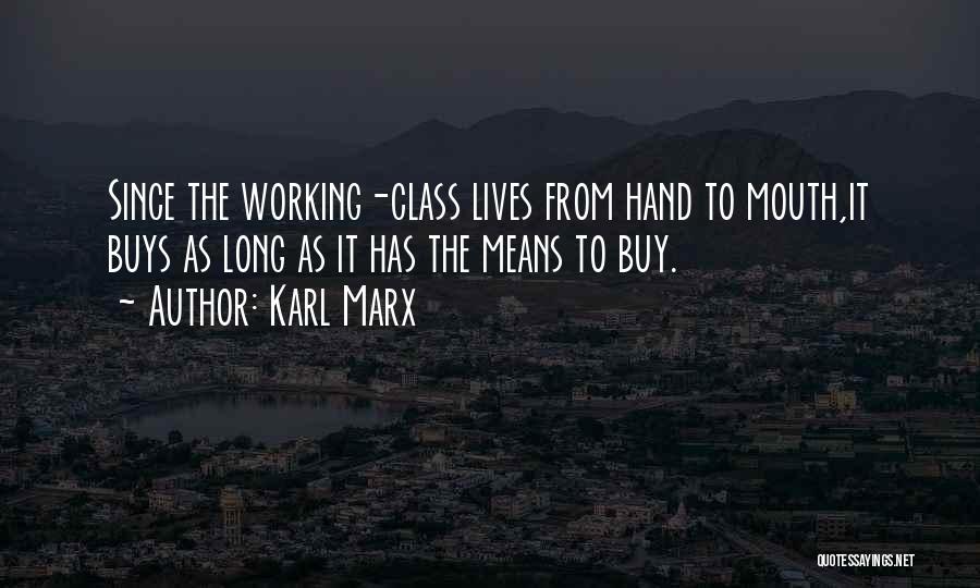 Can't Buy Class Quotes By Karl Marx