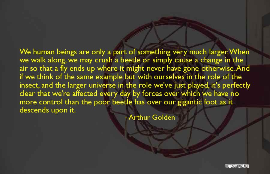 Can't Change Destiny Quotes By Arthur Golden