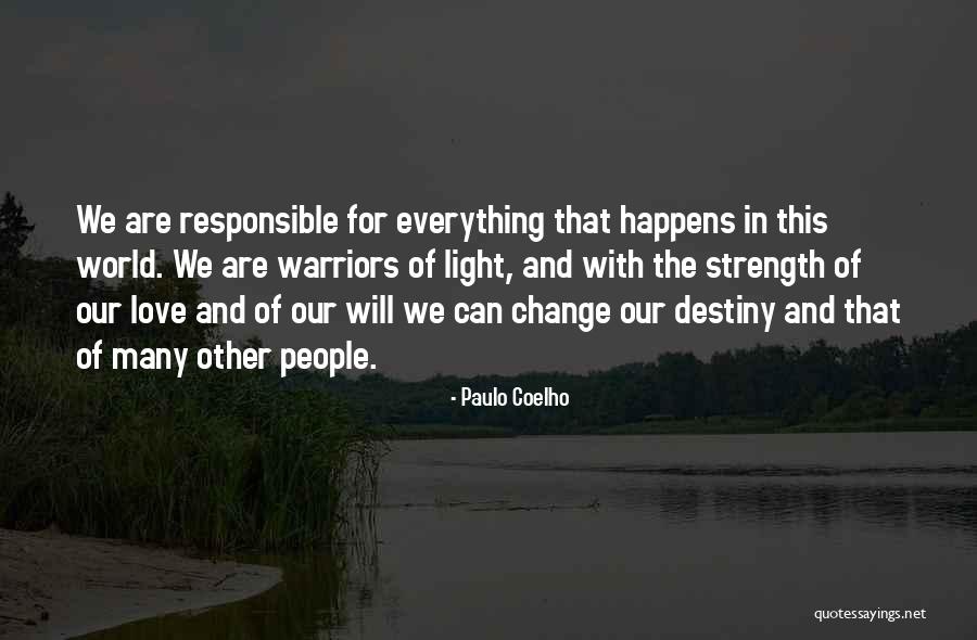 Can't Change Destiny Quotes By Paulo Coelho