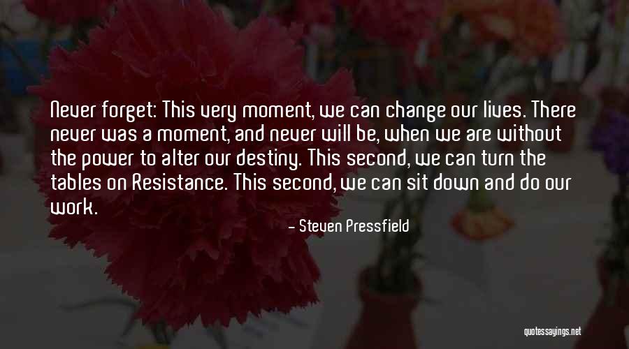 Can't Change Destiny Quotes By Steven Pressfield