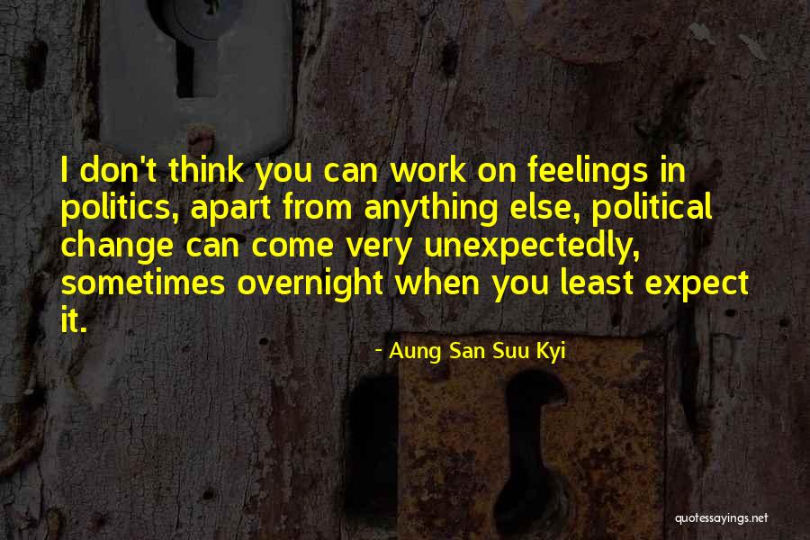 Can't Change Quotes By Aung San Suu Kyi