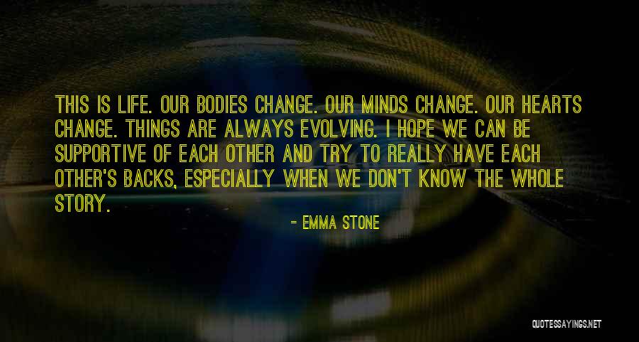 Can't Change Quotes By Emma Stone