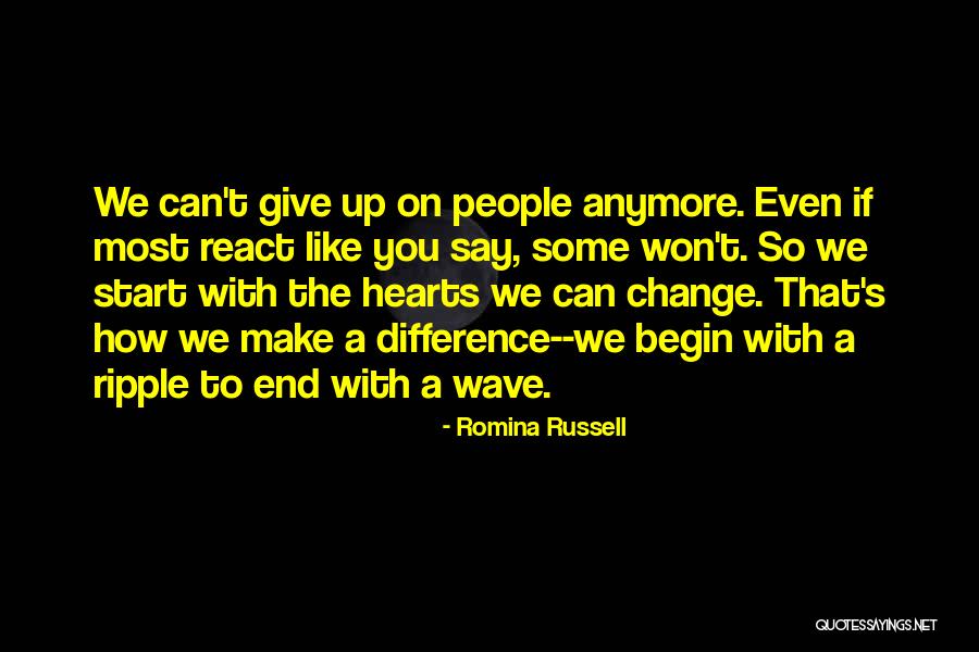 Can't Change Quotes By Romina Russell