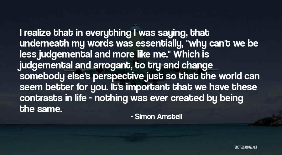 Can't Change Quotes By Simon Amstell