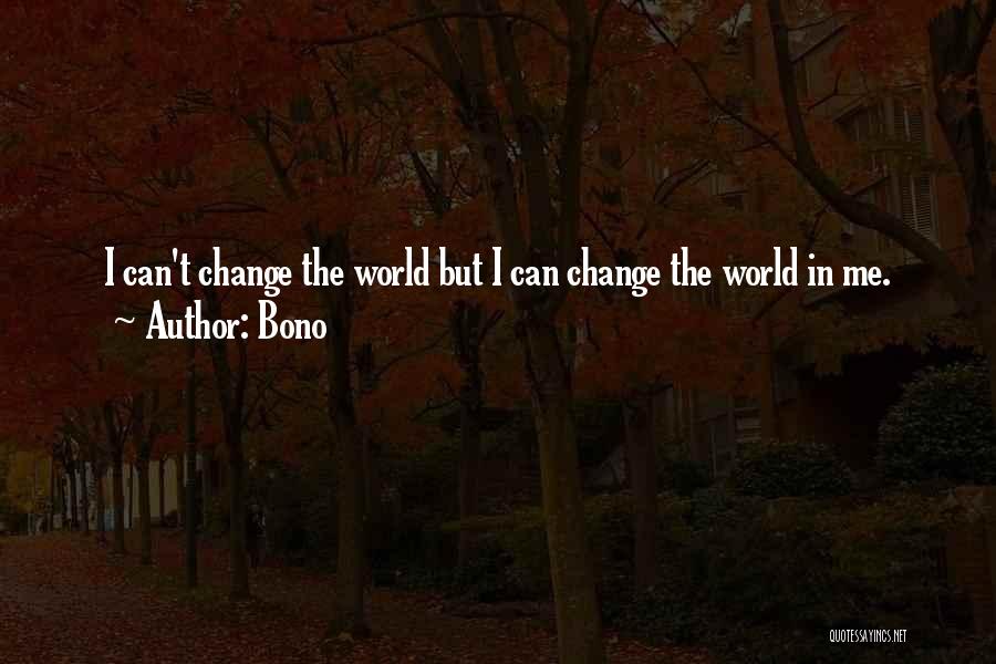 Can't Change The World Quotes By Bono