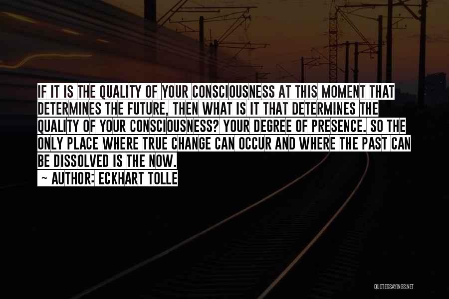 Can't Change Your Past Quotes By Eckhart Tolle