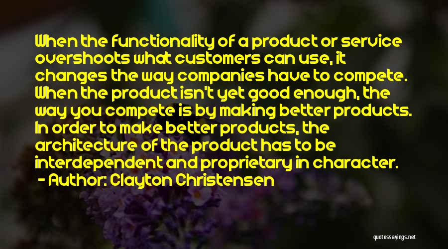 Can't Compete Quotes By Clayton Christensen