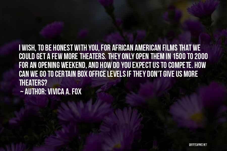 Can't Compete Quotes By Vivica A. Fox