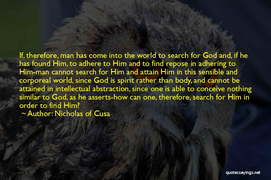 Can't Conceive Quotes By Nicholas Of Cusa