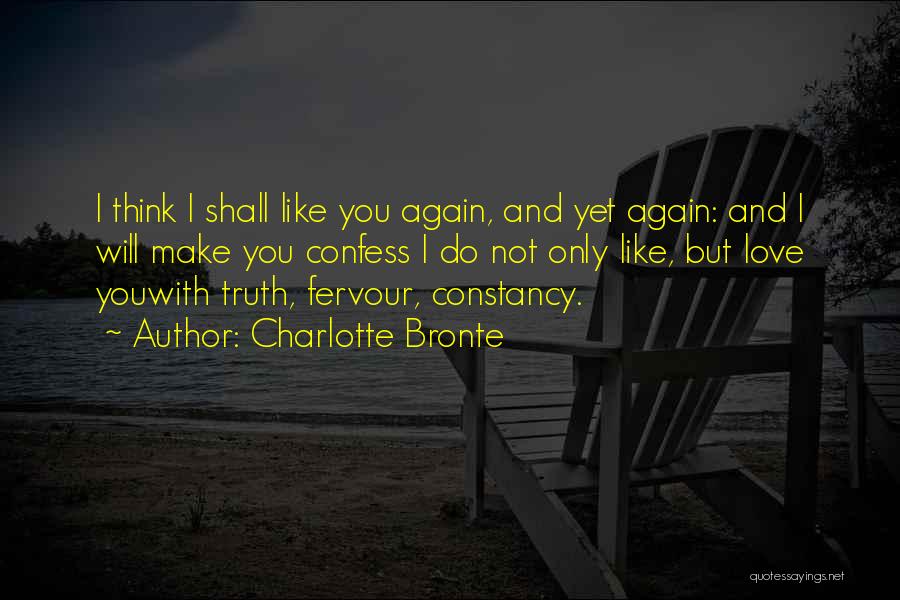 Can't Confess Love Quotes By Charlotte Bronte