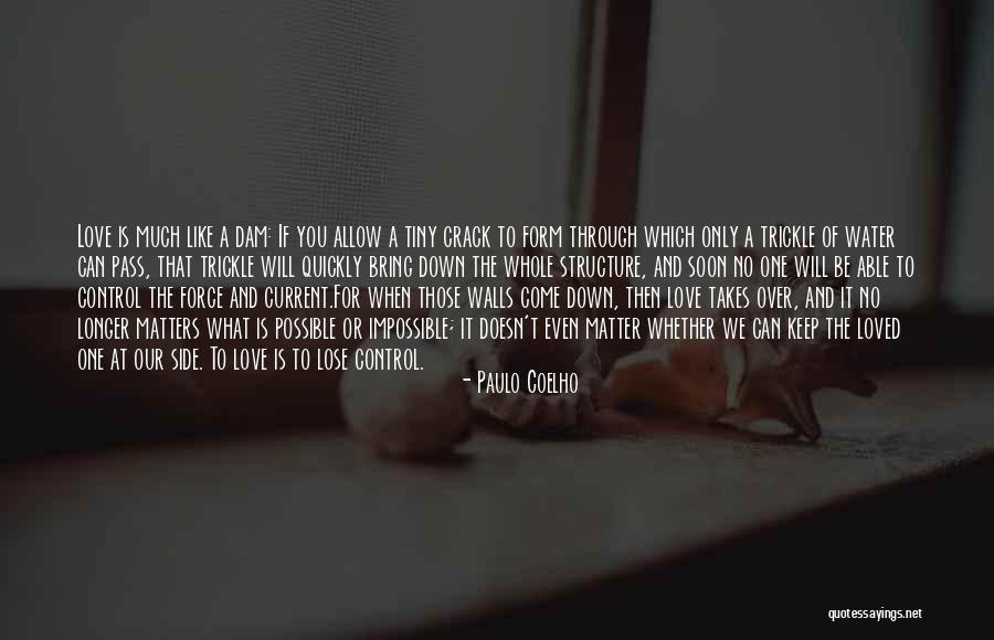 Can't Control Love Quotes By Paulo Coelho