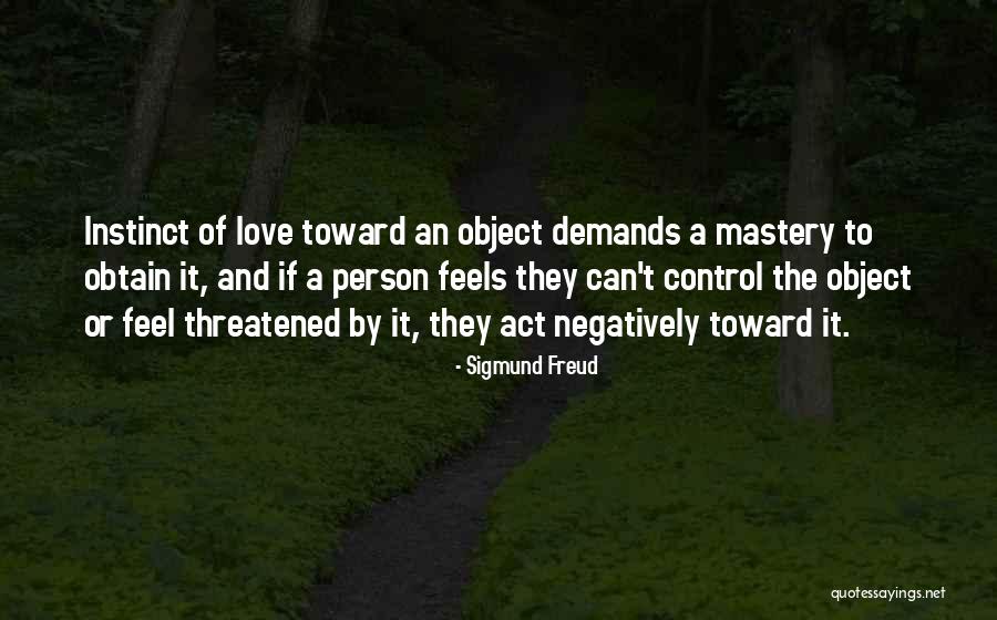 Can't Control Love Quotes By Sigmund Freud