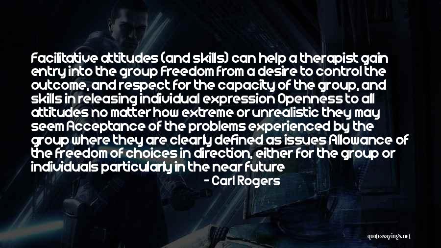 Can't Control The Future Quotes By Carl Rogers